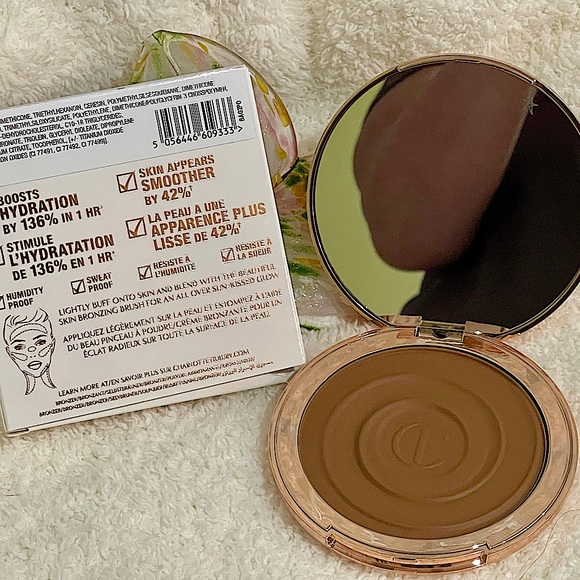(NIB)- Charlotte Tilbury -Beautiful Skin Sun-Kissed Glow Bronzer-2 Medium - Picture 2 of 9